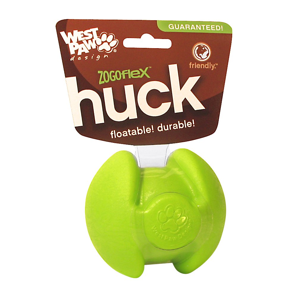 West Paw Design Guaranteed Tough Small Huck, Granny Smith Apple Green