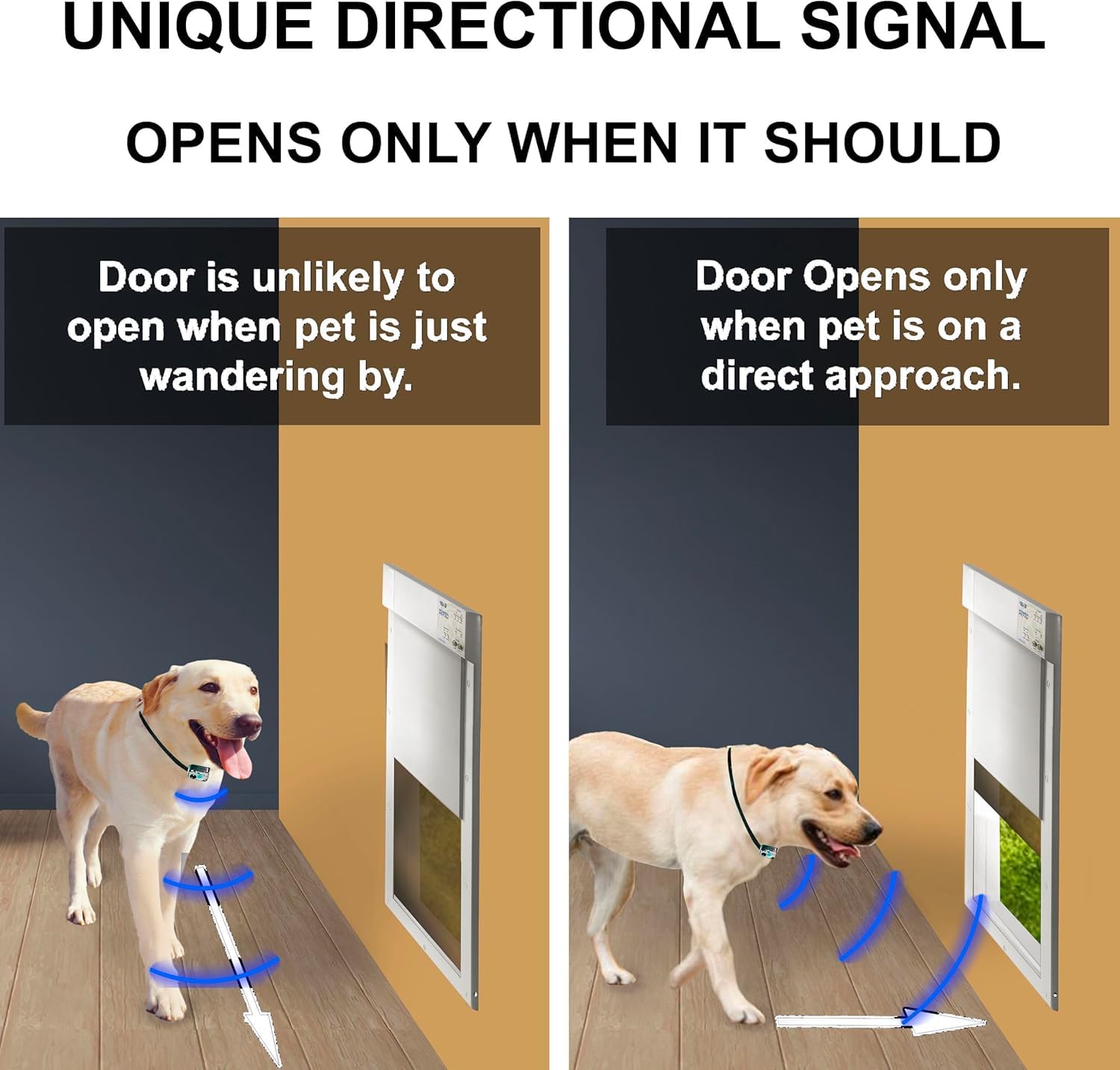 MS-5 Rechargeable Automatic Pet Door Collar (Charger and 2 Collars)
