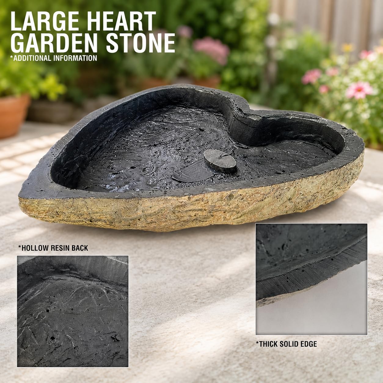 GiftsForYouNow Engraved Assorted Animals with Heart Memorial Heart Garden Stone, Rabbit Our
