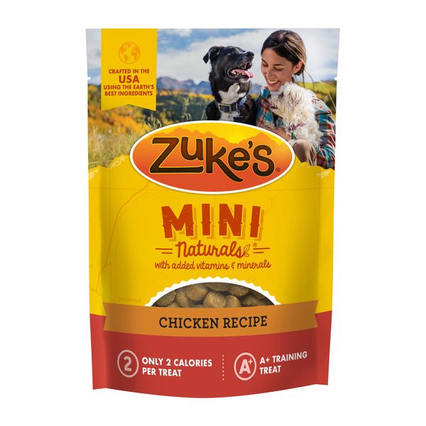Zuke’s Mini Naturals Dog Training Treats for Dogs, Pet Treats Made with Real Chicken, 16 oz