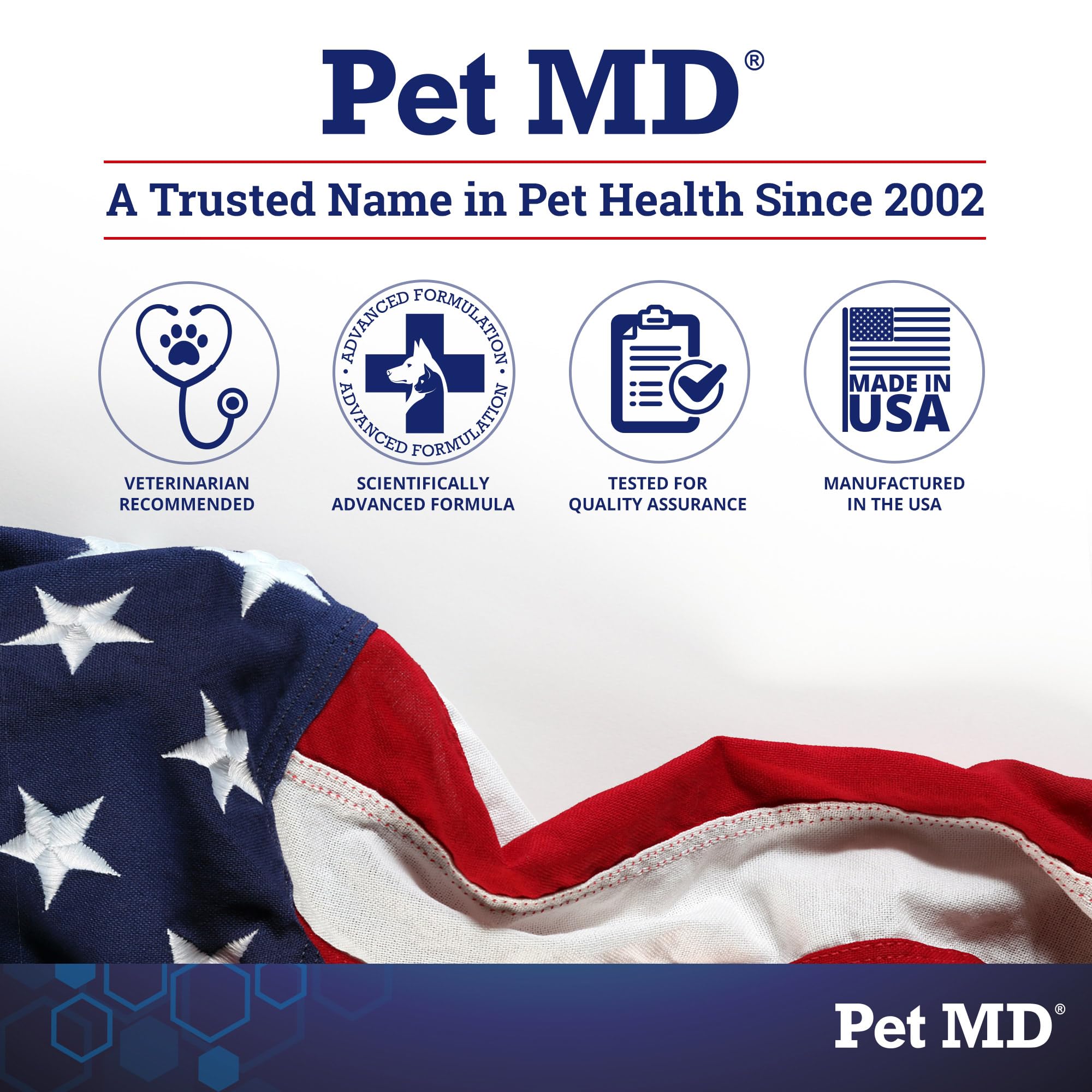 Pet MD Body Spray for Dogs & Cats, Deodorizing Dog Perfume Reduces Static & Eliminates Odor - Long-Lasting Pet Cologne Spray for Dogs - Cherry Blossom