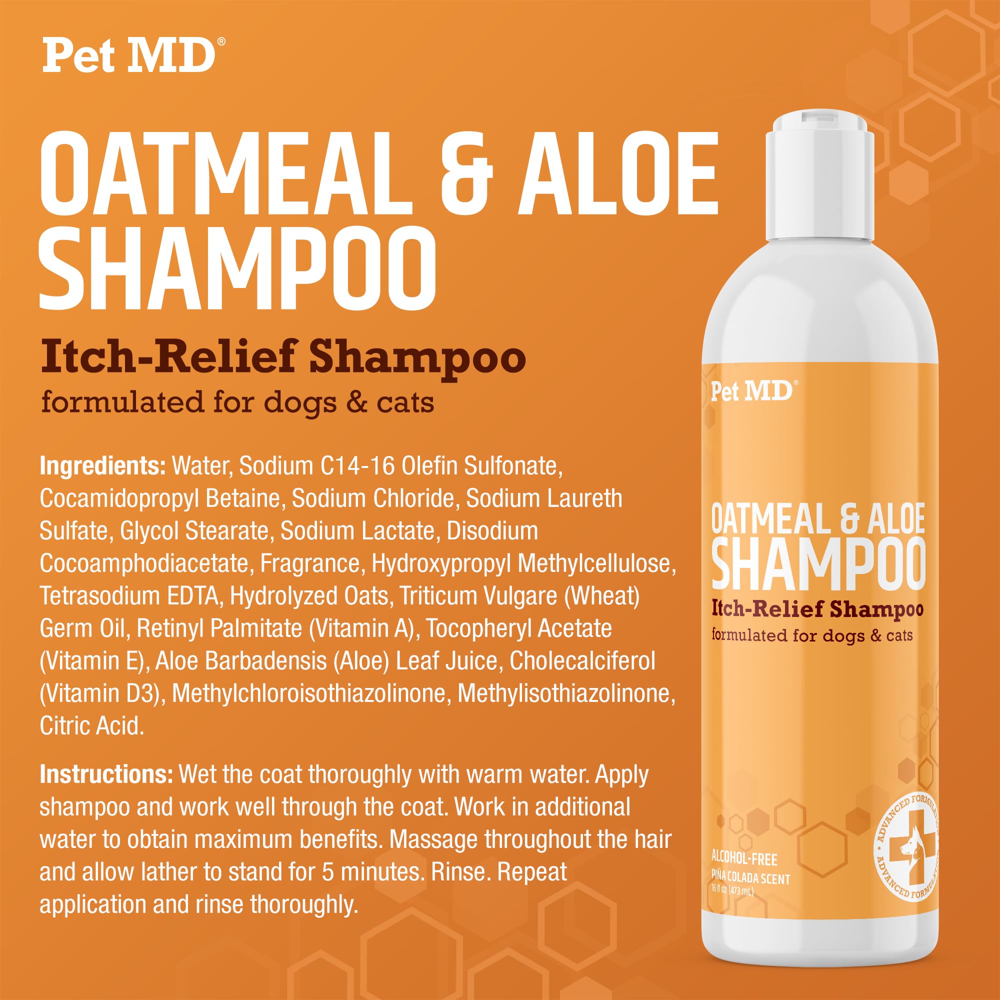 Pet MD Japanese Cherry Blossom Body Spray & Oatmeal + Aloe Shampoo