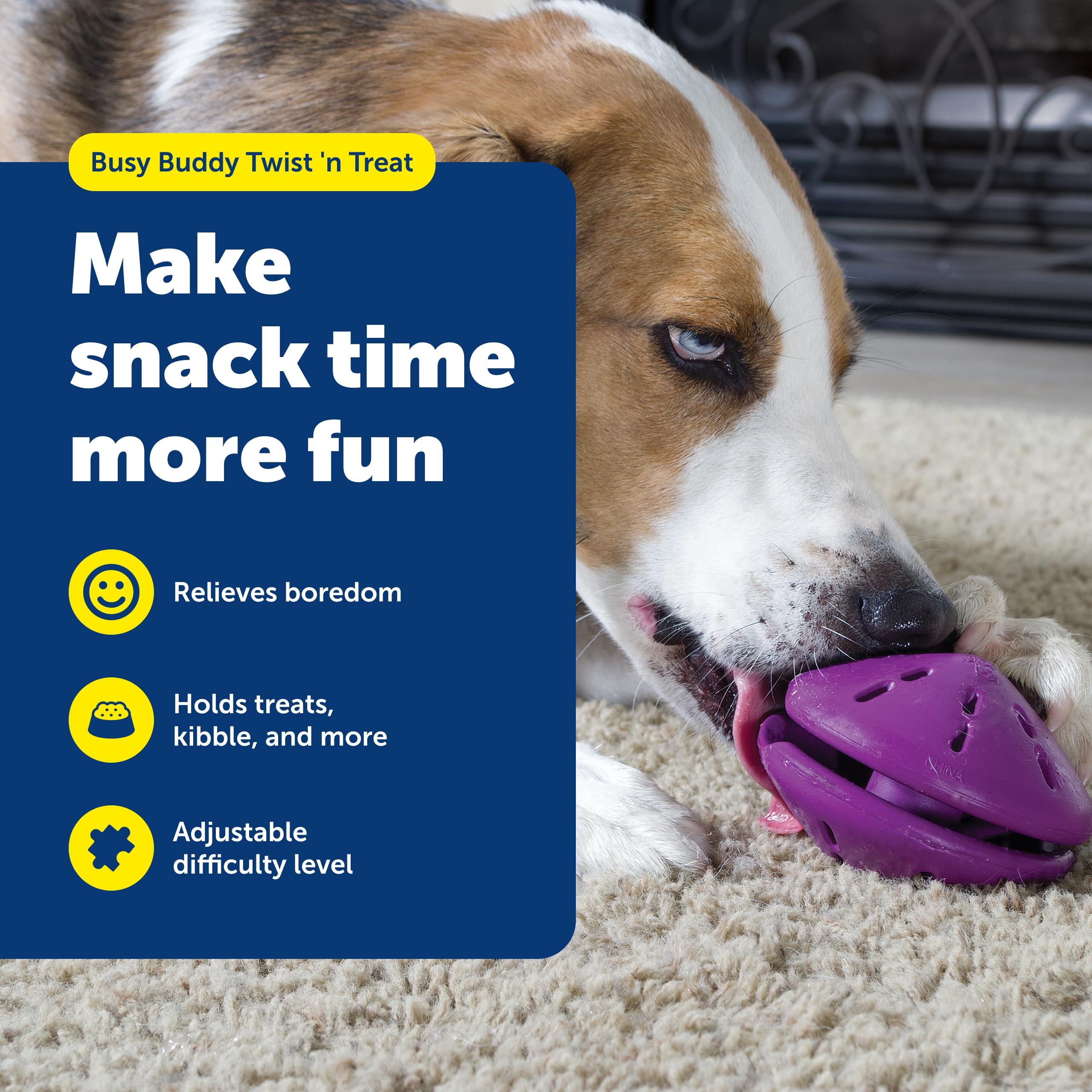 PetSafe Busy Buddy Twist 'n Treat Dispensing Dog Toy - Large